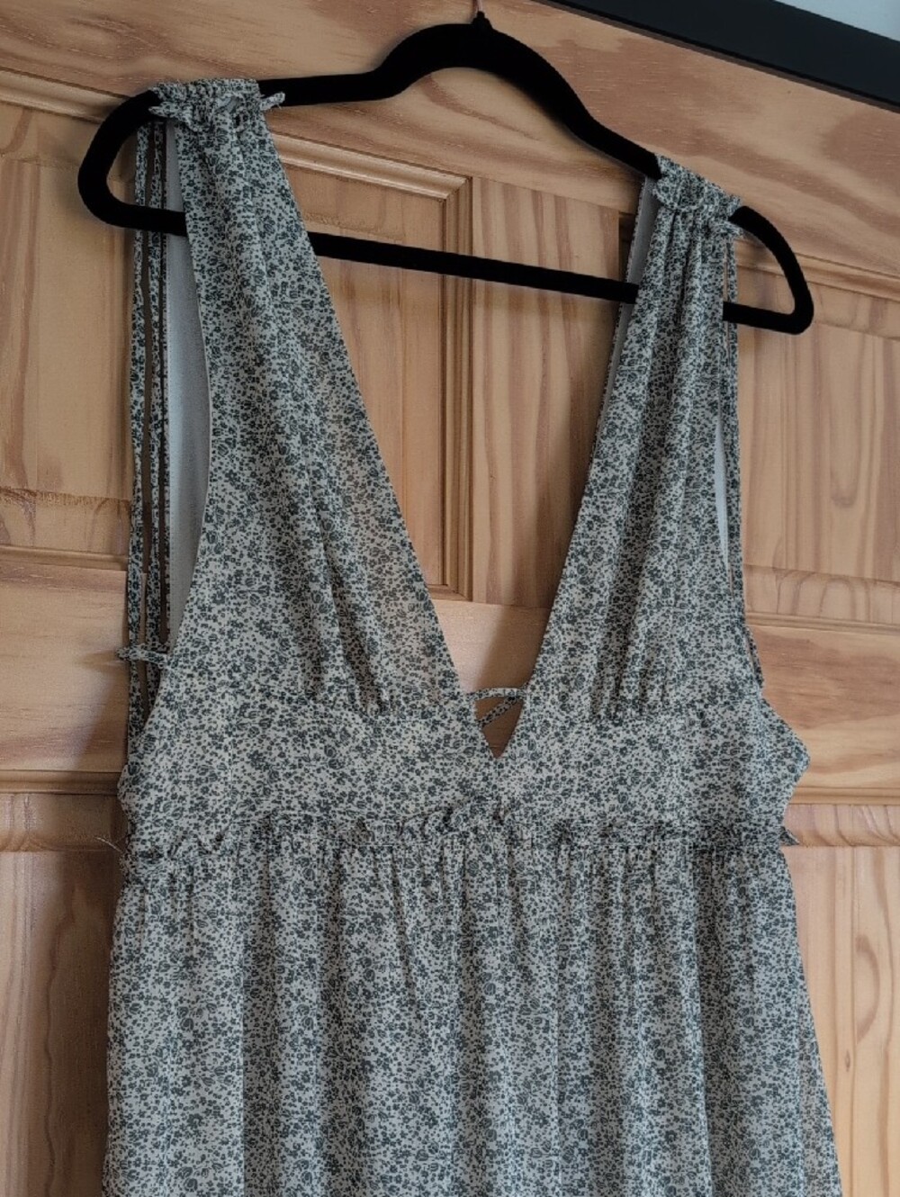 Wandering Wistfully Green Floral Print Tiered Maxi Dress - Lulu's - Picture 3 of 8